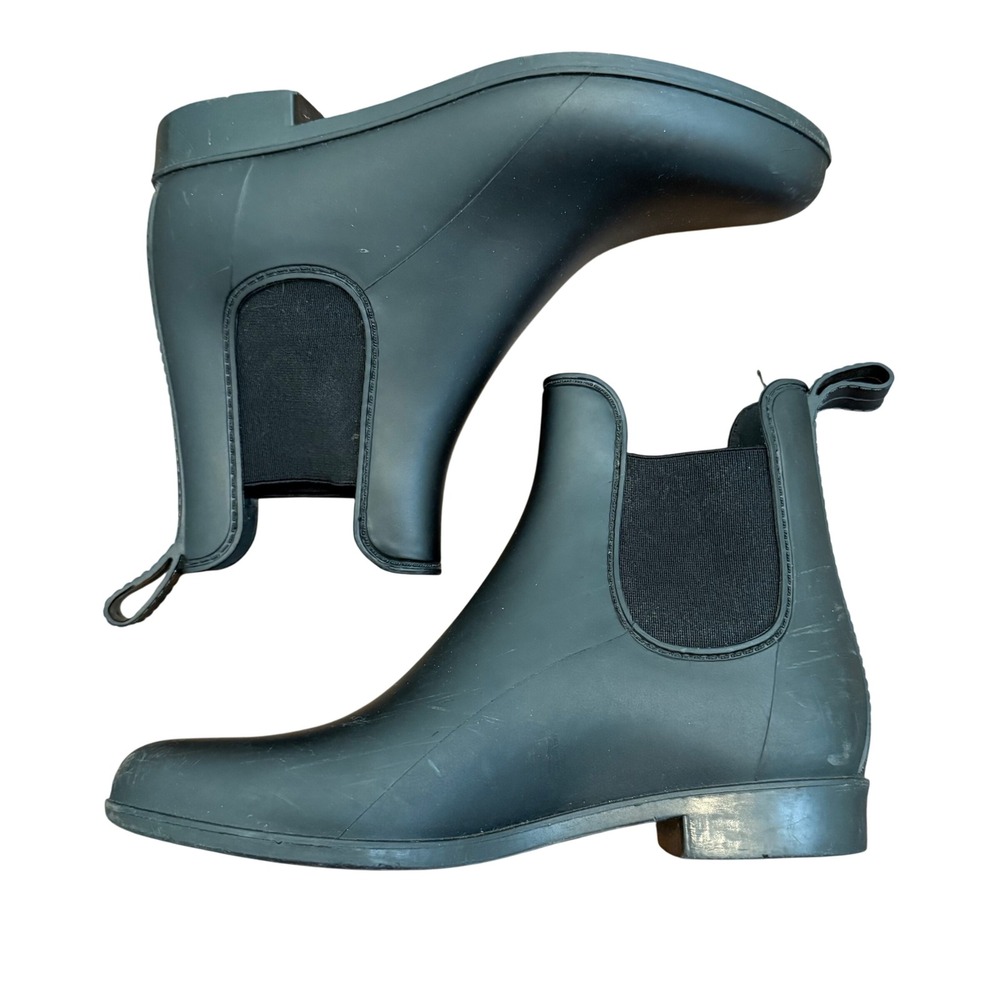 Sam Edelman Tinsley Matte Black Chelsea Rain Boots Women's‎ Size 7 Waterproof